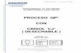 PROCESO QP CON CRISOL CJ ( DESECHABLE ) · PDF file- Una carga de soldadura empacada en una bolsa de plástico ... Esta dimensión debe medirse con una galga o una cinta métrica en