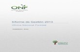 Informe de Gestión 2013 - onfcr.orgonfcr.org/.../uploads/documents/informe_de_gestion_de_la_onf_2013.pdf · 4 3. Asegurar la gestión estratégica de la ONF (Junta Directiva y las