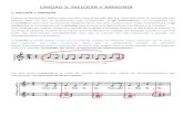 UNIDAD 3: MELODÍA Y ARMONÍA - …musica1.ieslasencinas.org/wp-content/uploads/2016/01/mus_1... · UNIDAD 3: MELODÍA Y ARMONÍA 1. MELODÍA Y ARMONÍA Cuando un compositor quiere