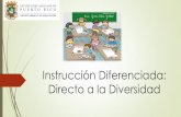 Instrucción Diferenciada: Directo a la Diversidadatendiendoladiversidadeducdif.weebly.com/uploads/5/4/2/5/54250469... · Departamento de Educación de Puerto ... mapas curriculares,