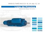 Lista de Precios - // Proveedor Electromecanicoproveedorelectromecanico.com/listas_precios/trifasicos.pdf · Lista de Precios LP MEW22 240214 – Rev. 00 –WEG Motores 2 WEG México