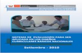 Setiembre - 2010 - emiliabarcia.orgemiliabarcia.org/normas/DCBN_Sistema_evaluacion_2010.pdf · Selección y construcción de instrumentos de evaluación ... - Lista de cotejo ...