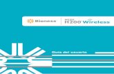 Guía del usuario - Bioness Inc. · PDF fileOrtesis H200 Wireless: proporciona estimulación eléctrica a los nervios de los músculos que controlan la apertura y el cierre de la mano