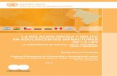Relación Droga y Delito en Adolescentes Infractores de la · PDF filesistema subregional de informaciÓn e investigaciÓn sobre drogas en argentina, bolivia, chile, colombia, ecuador,