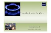 Instalaciones de Gas - OpenCourseWare UPCTocw.bib.upct.es/pluginfile.php/5935/mod_resource/content/1/... · o La problemática del gas en los edificios reviste, en ... • Tramos