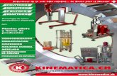 KINEMATICA - Ebioquim · PDF file• Molienda humeda y dispersión de sólidos, fibras y materiales ... 6 Conexión a PC y software de control 12 Posibilidad de utilizar longitudes
