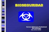 Bioseguridad powerPoint | Maria Leticia Triviñoecaths1.s3.amazonaws.com/microbiologiaenfermeros/1307542130... · 2.- Uso de Barreras protectoras: “DISMINUIR O EVITAR EL CONTACTO