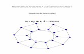 BLOQUE I: ÁLGEBRA -   · PDF fileEjercicios de Selectividad BLOQUE I: ÁLGEBRA. TEMA 1 : MATRICES Y DETERMINANTES 1 2 3 4 5. 6 7 8 9 10. 11 12 13 14 15. 16