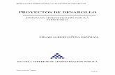 PROYECTOS DE DESARROLLO - esap.edu.co · PDF file4 mapa conceptual ... 6 desarrollo de la factibilidad financiera .....161 6.1 contenido de la evaluaciÓn financiera