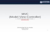 MVC (Model-View-Controller) - · PDF file6 ¿MVC: Modelo – Vista – Controlador? Mantener en memoria la información que viene de la vista y que servirá de entrada al controlador
