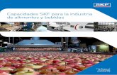 Capacidades SKF para la industria de alimentos y · PDF fileadecuadamente para la combina- ... la industria de alimentos y ... y satisfacer requerimientos conforme a la norma ISO 22000