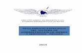 PARTICIPANTES DEL PROCESO DE CONTRATACIÓN · PDF filedirecciÓn general de aeronÁutica civil autoridad aeronautica civil de bolivia 2014 reglamento especÍfico del sistema de administracion