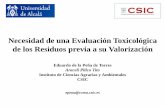 Presentación de PowerPoint - digital.csic.esdigital.csic.es/bitstream/10261/93718/1/Evaluación Tox. de... · B.23: ensayo de aberraciones cromosómicas en el esperma de mamíferos