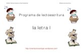 la letra l - · PDF fileMaribel Martínez Camacho y Ginés Ciudad-Real Método de lectoescritura http ... la letra l . Maribel Martínez ... Escribe la sílaba por la que empiezan