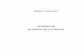 COMESAÑA, M. Apuntes de filosofía de la ciencia. (Módulo ... · PDF file... de los problemas epistemológicos-, se ... “epistemología” y “filosofía de la ciencia” suelen