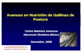 A ances en N trición de Gallinas deAvances en Nutrición de ... · PDF fileLos métodos más empleados para definir el ... aves. Requerimientos de ... dietas altas en proteínas o