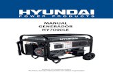 MANUAL HY7000LE - generadoreshyundai.com.ar - HY7000LE.pdf · PREFACIO Gracias por la compra del generador portátil de Hyundai. Por favor registre su producto para que nos aseguremos