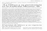 «La Odisea y su pervivencia en la tradición literaria» (1)recursos.march.es/culturales/documentos/conferencias/resumenes-bif/... · AULA ABIERTA / 31 En «Aula abierta», una nueva