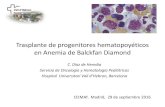 Trasplante de progenitores hematopoyéticos en …anemiablackfandiamond.org.es/wp-content/uploads/2016/11/DRA_DIAZ... · Trasplante de progenitores hematopoyéticos en Anemia de Balckfan