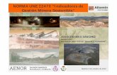 NORMA UNE 22470 “Indicadores de Gestión Minera …ingenierosdeminas.org/documentos/Gestion Minera Sostenible/NORMA... · Índice • introducciÓn • antecedentes del proceso