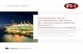 Separación de la contabilidad del área de costos para ... · PDF filede costos para obtener ... 500 empleados y ocho centros de servicio - Curitiba, Sao Paulo, Porto ... posee una