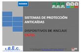 SISTEMAS PROTECCIÓN ANTICAÍDAS - acceso.siweb.esacceso.siweb.es/content/32600/Dossier_IBEC_-_LV.pdf · A - Longitud sistema sujeción B - Altura media del trabajador (1,80m) C -
