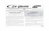La Gaceta - cohep. · PDF fileLa primera imprenta llegó a Honduras en 1829, ... DIARIO OFICIAL DE LA REPUBLICA DE HONDURAS La Gaceta ... PARA MEJOR SEGURIDAD DE SUS PUBLICACIONES