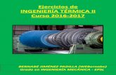 Ejercicios de INGENIERÍA TÉRMICA II Curso 2016-2017 · PDF fileEjercicios de INGENIERÍA TÉRMICA II Curso 2016-2017 . om/ ÍNDICE Tema 1 ... Tema 9 –Procesos térmicos con transporte
