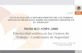 Presentación de PowerPoint - gob.mx 022 STPS.pdf · 1 “actualizaciÓn y reforzamiento de las normas oficiales mexicanas sobre seguridad e higiene en el trabajo” nom-022-stps-2008