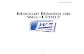 Manual Básico de Word 2007 - liceosannicolas.cl de Word 2007... · Manual Básico de Word 2007. Tutorial Word 2007 - - 2 - - INTRODUCCIÓN En nuestra necesidad por aprender más