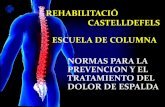 Unitat de Rehabilitació ESCUELA DE COLUMNAcastelldefelsalut.cat/wp-content/uploads/2012/05/EscolaColumna.pdf · Enseña cuidados y protección de la columna ... COLUMNA VERTEBRAL