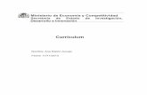Curriculum vitae anadebon · PDF fileActividades anteriores de carácter científico profesional Puesto Institución Fechas Contratado Doctor Universitat Politècnica de València