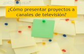 ¿Cómo presentar proyectos a canales de televisión? · PDF fileque cuenta con todos los elementos necesarios para ser evaluado por un ... • NO SON IMPORTANTES LOS TECNICISMOS,