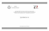 QUÍMICA II - sev.gob.mx MICA-II1.pdf · PDF filequÍmica ii . 2 dgb/dca/07-2010 . Índice contenido pÁgina presentaciÓn 3 fundamentaciÓn 4 ubicaciÓn de la materia y relaciÓn