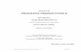PROCESOS PRODUCTIVOS II COMPLETO 2004 - unaduni · PDF fileII- Definiciones ... Herramientas de planeamiento del proceso ... nivel gerencial puede significar la realización de un