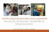 EVALUACIÓN, MITIGACIÓN Y DESEMPEÑO DE · PDF fileBioRAM Modelo de evaluación de riesgos en relación con la bioseguridad. Modelo de evaluación de riesgos en relación con la bioprotección