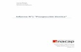 Informe N°1 “Prospección Sísmica” · PDF file2 Sumario: Resumen: El presente informe dará a conocer en forma generalizada los procedimientos teóricos y técnicas para la prospección