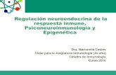 Regulación neuroendocrina de la respuesta inmune ... · PDF filesistema nervioso central y sistema endocrino ... Células del SNC: neuronas, ... envejecimiento Cada vez que una célula