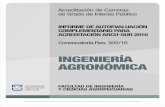 caratulas agronomica ago16 - UNSL -  · PDF fileuniformidad de todas las universidades existentes en el país adecuándose la Facultad local a esta disposición