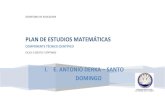 PLAN DE ESTUDIOS MATEMÁTICAS - …ieaderka.wikispaces.com/file/view/plan_estudios_matematicas_3.pdf/... · aditivas y multiplicativas, ... las operaciones básicas de la matemática