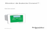 Monitor de batería Conext™ - Schneider Electricsolar.schneider-electric.com/wp-content/uploads/2014/08/conext... · Acerca de esta del usuario Finalidad El objetivo de esta Guía