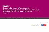 Estudio de Mercado Servicios para la Minería en República ... · PDF fileEstudio de mercado / Servicios para la Minería en República Dominicana/ Julio 2016 Página 2 I. Tabla de