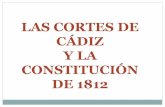 LAS CORTES DE CÁDIZ Y CONSTITUCIÓN DE 1812:. SU · PDF fileCONSEJO DE REGENCIA: Creado por la Junta Central, entra en funciones en Cádiz el 31 de enero de 1810. ... CAMBIO TOTAL