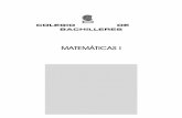 MATEMÁTICAS I - matematicas1-2-3-4bachillerato - homematematicas1-2-3-4bachillerato.wikispaces.com/file... · Figura 2. El sentido de la palabra “modelo” en estos ejemplos, es