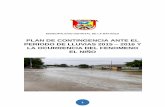 PLAN DE CONTINGENCIA ANTE EL PERIODO DE …munimatanza.gob.pe/wp-content/uploads/2015/10/PLAN... · 2 1. PRESENTACION La ocurrencia de las lluvias, en nuestro territorio, es estimulada