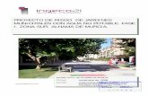 MEMORIA riego jardines con agua no potable. · PDF fileMEMORIA DESCRIPTIVA Proyecto de riego de jardines municipales con agua no potable. FASE I, zona sur de Alhama de Murcia. Ingeco