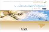 Examen de las Políticas de Ciencia, Tecnología e ...unctad.org/es/docs/dtlstict2011d4_sp.pdf · Examen de las Políticas de Ciencia, Tecnología e Innovación El Salvador Examen