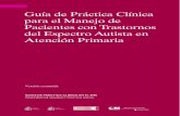 Guía de Práctica Clínica para el Manejo de Pacientes con · PDF fileEscala Autónoma para la detección del síndrome de Asperger y el autismo de alto funcionamiento 84 Anexo 8.