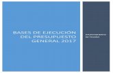 BASES DE EJECUCIÓN -  · PDF fileBases de ejecución del Presupuesto General 2017 5 Capitulo único: OPERACIONES DE CREDITO