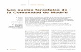 Los suelos forestales de la Comunidad de Madridredforesta.com/wp-content/uploads/2011/10/MFI1-Los-suelos-fore... · gorías taxonómicas que se comentarán en este texto son, en orden